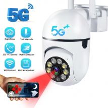 Yiiot APP 5G Telecamera IP 1080P HD WiFi Telecamera di sorveglianza Telecamera di sicurezza per visione notturna a colori Telecamera wireless con zoom digitale 4x