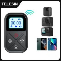 TELESIN 80M Telecomando Bluetooth per GoPro Hero 13 12 11 10 9 8 Max con cinturino da polso per accessori per action camera del telefono