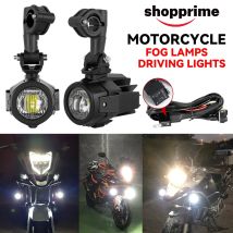 2X LED Fendinebbia per moto per BMW R1200GS F800GS Faretti per moto Faro aggiuntivo universale con luce compatibile