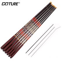 Goture RED FOX Canna da pesca alla carpa Canna da pesca ultraleggera in fibra di carbonio Power Hand Taiwan Canna da pesca per acqua dolce 3.0m-7.2m