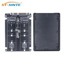 Doppelter Anschluss für NGFF B-Key SSD zu Sata 7+15 22PIN Adapterkarte M.2 auf 2,5" SATA3.0 Erweiterungskarte 6 Gbit/s für 2230 2242 2260 2280