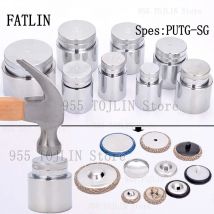 Stampo per bottoni ricoperti in tessuto 20L-60L Press Die Strumento per stampi per assemblaggio per accessori per bottoni a forma di pane rotondo PUTG fai da te