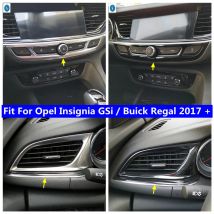 Zentrale Klimaanlage Bedienfeld / AC Outlet Vent Dekor Rahmenabdeckung Trim für Opel Insignia GSi / Buick Regal 2017 - 2023