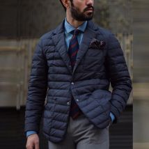 Lose beiläufige Männer Kleidung gepolsterte solide Langarm Mäntel Vintage schlanke warme Mäntel 2024 Herbst Winter Kerbe Kragen Steppjacke