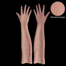 Dokier Realistic Silicone Female Gloves Hand Gloves Veins Skin Female Gloves For Crossdresser Cosplay