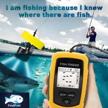 Intelligenter Fischfinder – Sofortiges Alarm-Sonarsystem mit langlebigem Wandler für spannende Süßwasser- und Salzwasser-Angel-Expeditionen