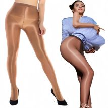 2026 Neu 70D Ölglanz-Seidenstrumpfhose Übergröße XL Hohe Taille Leggings Glänzende Socken Tanzstrumpfhose für Damen Frühling Sommer