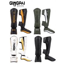 Professional Free Fighting Leg Protector with Foot Back Sanda Boxing Taekwondo Protective Equipment Adult Children's Tibia shin