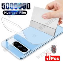 5Pcs Hydrogel Film Für Google Pixel 9 8 7 Pro XL Screen Protector Für Google Pixel 9A 8A 7A 6A 5 5A 5G Zurück Film
