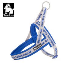 Truelove Haustiergeschirr, Neopren gepolstert, kein Ziehen, Hundegeschirr, Heimtierbedarf, 3 m reflektierende Streifen, gepolsterte Hundegeschirrweste TLH58121