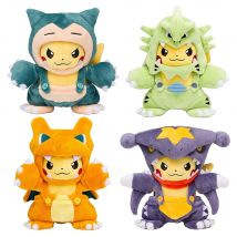 Pluszak Cosplay Eevee Pikachu Charizard Peluche Snorlax Garchomp Tyranitar Hydreigon Maskotka Zabawka Prezent