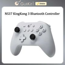 GuliKit KK3 Bluetooth-Gamepad, kabelloser Controller mit TMR-Joystick, Hall-Effekt-Tigger für Nintendo Switch Windows Android iOS