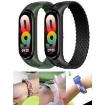 Geflochtene Solo-Schleife für Xiaomi Mi Band 7 Uhren armband Nylon Armband NFC Armband Smart Miband6 Gürtel Correa auf Mi Band 7 6 5 4 3