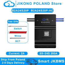 JIKONG V19 Smart BMS B2A24S20P 8S ~ 24S 12V 48V 200A Aktiver Balancer Strom 2A Wärme KÖNNEN RS485 BT für Li-Ion LiFePo4 Lto Batterie