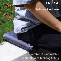TARKA  Inflatable Seat Cushion Camping Mat New Arrival , Portable Inflating Sitting Pad Air Mattress, Subway Bus Seat Cushions