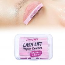 Lomansa 1000Pcs Lash Lift Perm Paper Lash Lift Ribbons Disposable Lash Lifting Paper Strips Eyelash Ribbon Compensators Tool