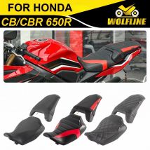 WOLFLINE CBR650R CB650R Sitzkissen Soziusfahrer & Beifahrersattelkissen vorne hinten für Honda CB650R CBR650R 2019–2023
