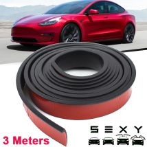 Auto Kotflügel Flare Rad Arch Flügel Expander Augenbraue Schutz Auto Kotflügel Lip Körper Abdeckung Spritzschutz Für Tesla Modell 3 S X Y