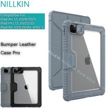 Nillkin Per iPad Air 11 2025 24/Air 10.9/Air 5/Air 4/Pro 11 2020 Paraurti Lente In Pelle copertura scorrevole anti caduta custodia protettiva