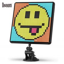 Divoom Pixoo Max Digitaler Bilderrahmen mit 32 x 32 Pixel Art programmierbarer LED-Anzeigetafel, Weihnachtsgeschenk, Heimbeleuchtungsdekoration