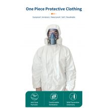 Dupont Tyvek 1422A Overall Industrielle Schutz Kleidung Spray Lack Einweg Anti Statische Staub Chemische Splash Proof