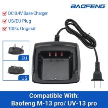 Baofeng M-13 PRO US/EU Ladegerät Desktop Basis Walkie Talkie UV 13 pro Zwei Weg Radio Zubehör