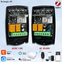 ZIGBEE Tuya Smart Wifi Empfänger Universal 2CH 12V 24V 220V Garagentoröffner 433MHz 433.92Mhz Rolling Fixed Code Controller