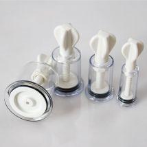 4 Size Rotating Handle Vacuum Body Massage Cans Suction Enhancer Anti Cellulite Plastic Vacuum Cupping Cups Nipple Enlarger Care