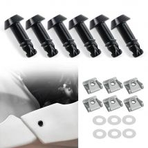 19mm Universal For Dual Sport Off-Road Scooter Street Motorcycle Honda Yamaha Kawasaki Quick Release Turn Race Fairing Fastener