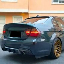 Für BMW 3er E90 Limousine/2005–2012, Dachspoiler, Zubehör, ABS-Kunststoff, Kofferraum, Hecklippe, Heckflügel, Karosserie-Set, glänzend schwarz