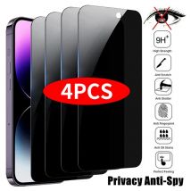 4 SZTUK Ochraniacz ekranu do iPhone'a 14 Pro Max 16 Pro Szkło antyszpiegowskie do iPhone'a 13 15 12