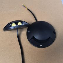 Impermeabile IP68 Lampada da pavimento a LED 2W 3W 4W AC110V 220V DC12V LED Lampade interrate sepolte Faretto da giardino per percorso stradale