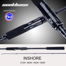 Seekbass Inshore Fishing Rods S812M S862M S902M S962M Saltwater Seabass Spinning Rods Full FUJI Guides Zander Pike-perch