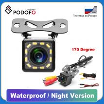 Podofo-cámara de marcha atrás de respaldo CCD para coche, Monitor trasero, Ayuda de estacionamiento, cámara Universal, cámara de visión frontal y trasera, cámara impermeable