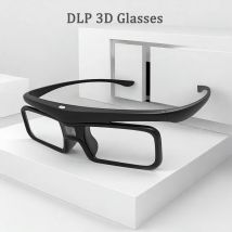 2025 Hot DLP Link Occhiali 3D con otturatore attivo Occhiali da vista ricaricabili USB per tutti gli occhiali per proiettori DLP Home Cinema Non per tutte le TV