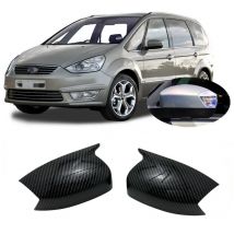 Für Ford Galaxy WA6 2006–2015 Horn-Stil Carbon hydrogetauchte Rückspiegel-Abdeckkappe