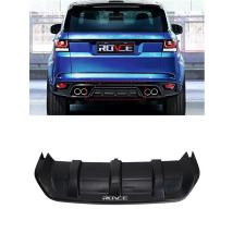 ROVCE Rear Bumper Diffuser Lip Skid Plate Trailer Cover Spoiler For Land Rover Sport L494 2014-2017 SVR Model Car Accessories