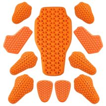 WOSAWE Motorrad-Rüstung, CE-zertifiziert, Jackeinsatz, Rückenschutz, Brust- und Knieschutz, Schulterpolster, Ellenbogenschoner, CE-zertifiziert