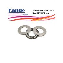 1PC AXK0619+2AS AXK1024  AXK2542 AXK4060 AXK5070 AXK90120 with Two Washer ID 4mm To 90mm  Plane Thrust Needle Roller Bearing