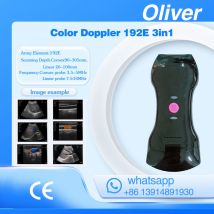 Scanner per sonda ad ultrasuoni wireless da 192 elementi 3 in 1 Scanner wifi portatile o 128 elementi a doppia testa Blue Tooth tascabile USG