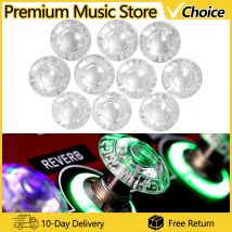 MOOER 10 Stück SHROOMS Fußschalter-Topper, Süßigkeiten-Kunststoff-Stoßstangen, Zubehör für E-Gitarre, Pedalschutz, Gitarrenpedal