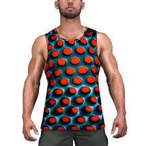 2024 neue Sommer Mode männer Ärmelloses T-Shirt Strand Druck männer Weste Leichte Und Atmungsaktive Casual Weste