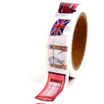 NUOVO 1PC 10M Decorativo Vintage London Bus Carta Washi Nastro per Scrapbooking Planner Adesivo Nastro Adesivo Kawaii Papeleria