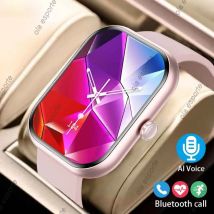2024 Frau Smartwatch Fitness ai Stimme Bluetooth Anruf wasserdicht IP67 Armband Multifunktion sport für Android iOS Smartwatch