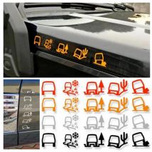Lustige Geländewagen SUV Motorhaube Seitenfenster Tür Aufkleber Gelände Zeichen Symbol Reflektierende Aufkleber Automobil Zubehör