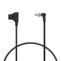 D-Tap to Locking DC2.1mm DC2.5mm Monitors Power Cable Right Angle Cable Suitable for Atomos Video Assists Monitors