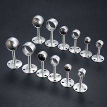 2 Stück 16mm/22mm Kleider schrank Kleiderbügel Rohr halterung Stahl Flansch Rohr halter für Wäsche stange Gardinen stange Decke feste Stütz klemmen