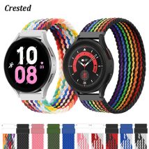 Geflochtenes Solo Loop-Band für Samsung Galaxy Watch 7/5/6/4 44 mm 40 mm/4 Classic 42 46 mm Armband 22 20 mm Correa Galaxy 5 45 mm Armband