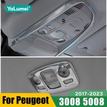 For Peugeot 3008 5008 GT 2017 2018 2019 2020 2021 2022 2023 3008GT Car Front Rear Reading Lamp Light Trim Cover Accessorie
