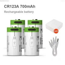 4-20 batterie ricaricabili CR123A 3.7V 16340 CR17345 batteria agli ioni di litio per penna laser e torcia a LED + cavo di ricarica USB